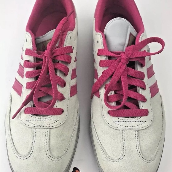 ✨Sold✨Adidas Samba Women’s Grey Pink Sz 8.5 - Picture 3 of 6